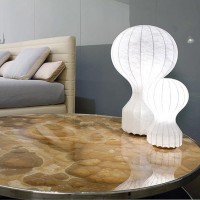 Flos Gatto Table Lamp white by Achille and Pier Giacomo