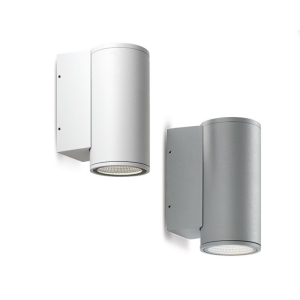 PAN Shock Lampada Cilindrica da Parete Applique Monoemissione LED 12W 3000K Interno Esterno IP54