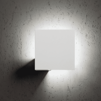 Lodes Puzzle Single Square LED Minimal Applique Wall or Ceiling Lamp