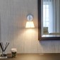 Flos Romeo Babe Soft Wall Lamp Fabric Shade by Philippe Starck