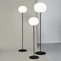 Flos Glo-Ball F1 Lampada da Terra Nero Opaco By Jasper Morrison