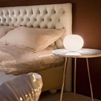 Flos Mini Glo-Ball Table Lamp White color By Jasper Morrison