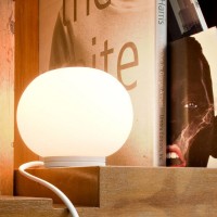 Flos Mini Glo-Ball Table Lamp White color By Jasper Morrison