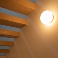Flos Glo-Ball C/W ZERO Wall/Ceiling lamp applique white glass by Jasper Morrison 2009