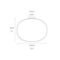 Flos Glo-Ball C/W ZERO Lampada da Parete/Soffitto by Jasper Morrison
