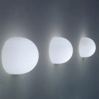 Flos Glo-Ball W White Glass Wall Lamp By Jasper Morrison