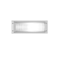 Prisma Insert 1 1x9W G23 Outdoor Wall Recessed Lamp IP55 White