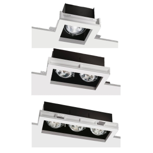 Buzzi & Buzzi Black Box Adjustable Recessed downlight For LED AR111