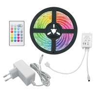 1 Meter RGB Strip LED COB 15W 12V Dimmable IP65 with Remote Control