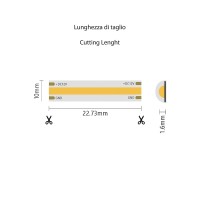 Strip LSC12V 5 Meters LED COB 15W / m 12V Dimmable IP65
