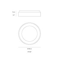 Vivida Inner R Lampada a LED Circolare da Parete o Soffitto