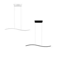 Vivida Lil Wave Singola Lampada LED Ondulata da Sospensione