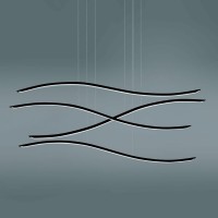 Vivida Lil Wave Lampada LED Ondulata Multipla da Sospensione