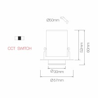 Beneito Faure Nano Oxo Mini Round Recessed LED Spotlight