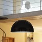 Oluce Sonora 437 Suspension Lamp in Metal By Vico Magistretti