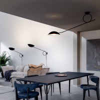 Diesel Spring Ceiling Lamp with Adjustable Arm for Indoor