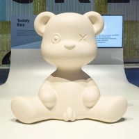 Qeeboo Teddy Boy Rechargeable LED Bear Table Lamp By Giovannoni