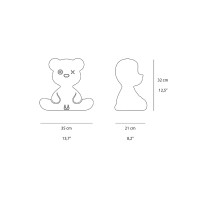 Qeeboo Teddy Boy LED RGB Battery Table Lamp By Giovannoni
