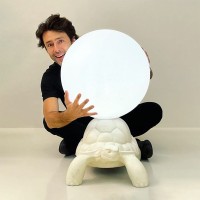 Qeeboo Turtle Carry Lamp LED Battery-Powered By Marcantonio