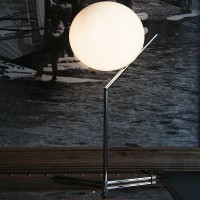 Flos IC T1 High Lampada da Tavolo E14 Cromo By Michael