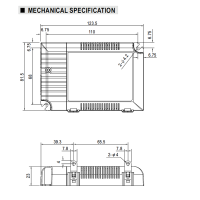 Meanwell Power Supply LCM-40DA 42W 2-100V 350-1050mA IP20 DALI