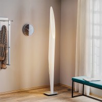 Kundalini Shakti Lampada da Terra Tubolare Tagliata per Interni