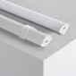 Lampo Profilo Angolare grande Da Appoggio A Superficie In Alluminio 2 Metri Per Strip Led
