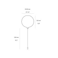 Brokis Memory PC877 Palloncini Colorati da Soffitto in Vetro