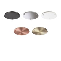 Ideal Lux Standard Round Rose 3 Cables for Multiple Suspensions