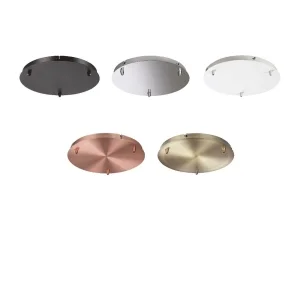 Ideal Lux Standard Round Rose 3 Cables for Multiple Suspensions