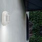 Lampo E090 Oval Ceiling or Wall Lamp with Grid for Outdoor