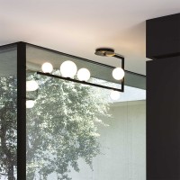 Ideal Lux Birds PL5 Lampada LED da Soffitto con Sfere in Vetro