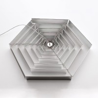 Artemide Lampada Esagonale Suspension Lamp By Bruno Munari