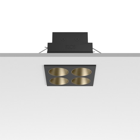 Flos Light Shadow Fixed Trim 4 Square LED DALI 10W 22° Recessed