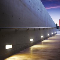 Simes Minibrique LED Rectangular Recessed Wall Lamp Outdoor
