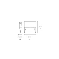 iGuzzini Walky Large Square da Incasso o Parete LED IP66