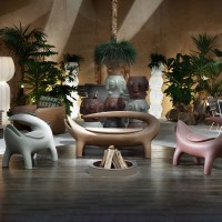 Slide Design KROKO Modern Decorative Armchair By Marcantonio