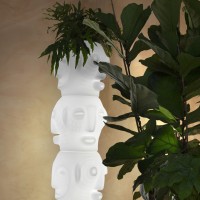 Slide Design Threebù Pot Luminous Vase By Marcantonio