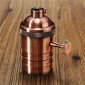 Lamp Holder E27 Vintage Copper with Switch