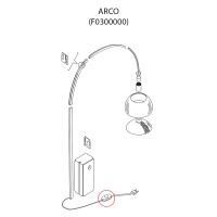 Flos Replacement On Off Switch D/661 for Arco and Toio US