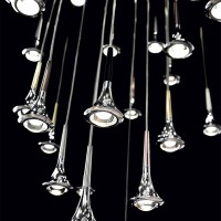 Lodes Rain Lampada LED a Sospensione Componibile Design Minimal by Andrea Tosetto