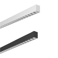 copy of Logica Klik Klak Magnetic Track System liner profile in aluminum with end caps