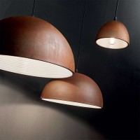 Ideal Lux Folk D50 Dome Suspension Lamp for Indoor