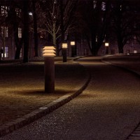 Louis Poulsen Bysted Bollard LED for Outdoor IP65 By P. Bysted