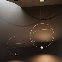 Lodes Elara Medium Suspension LED Ring Lamp By Nika Zupanc