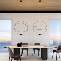 Lodes Elara Large Suspension LED Ring Lamp By Nika Zupanc