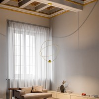 Lodes Elara Large Suspension LED Ring Lamp By Nika Zupanc