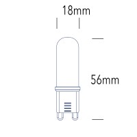 Bot Lighting Shot COB Led G9 4W Lampadina 360° alta Luminosità