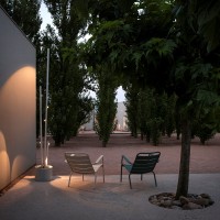 Vibia Bamboo LED Floor Lamp with Spike for Outdoor IP66