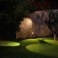 copy of Vibia Bamboo LED Floor Lamp with Spike for Outdoor IP66